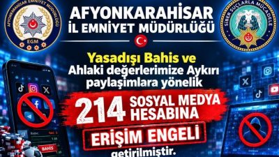 Yasa dışı bahis faaliyetlerinin önlenmesi, vatandaşların maddi ve manevi açıdan