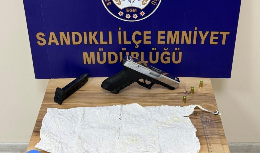 AFYONKARAHİSAR (AA) – Afyonkarahisar'ın Sandıklı ilçesinde düzenlenen uyuşturucu operasyonunda gözaltına