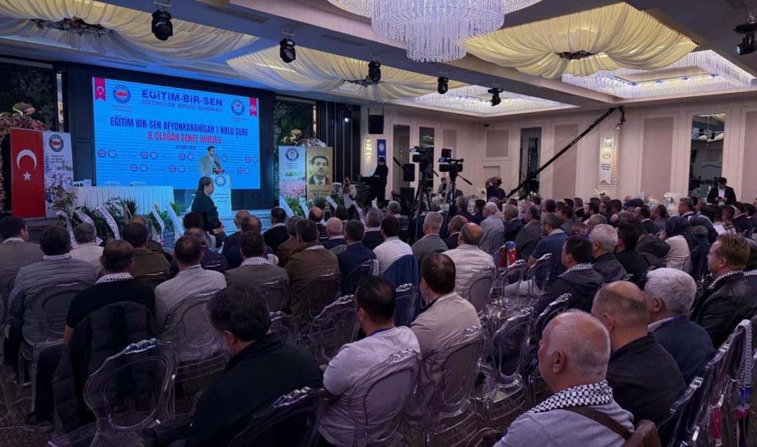 AFYONKARAHİSAR (AA) – Eğitim-Bir-Sen Afyonkarahisar 1 No'lu Şubesinin 8. Olağan
