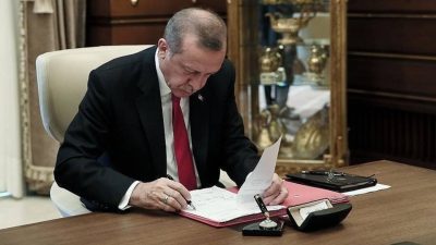 Cumhurbaşkanı Recep Tayyip Erdoğan’ın imzasıyla Resmi Gazete’de yayımlanan atama kararlarına