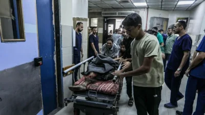 Görgü tanıklarından alınan bilgiye göre, İsrail’e ait bir İHA, Gazze