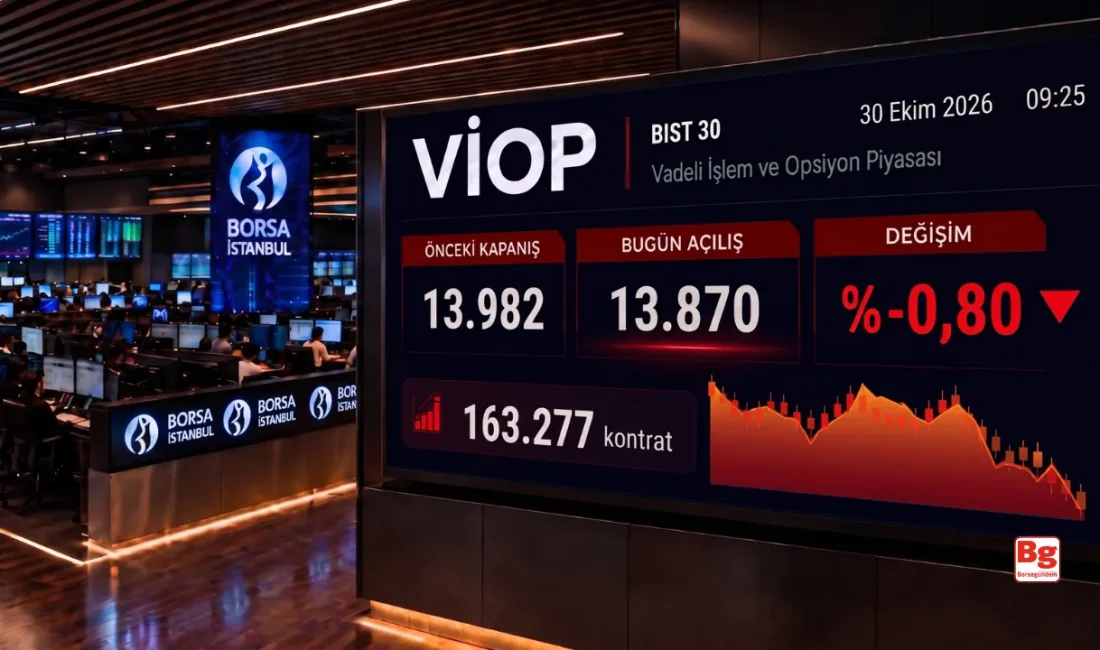 Borsa İstanbul Vadeli İşlem ve Opsiyon Piyasası’nda (VİOP) BIST 30
